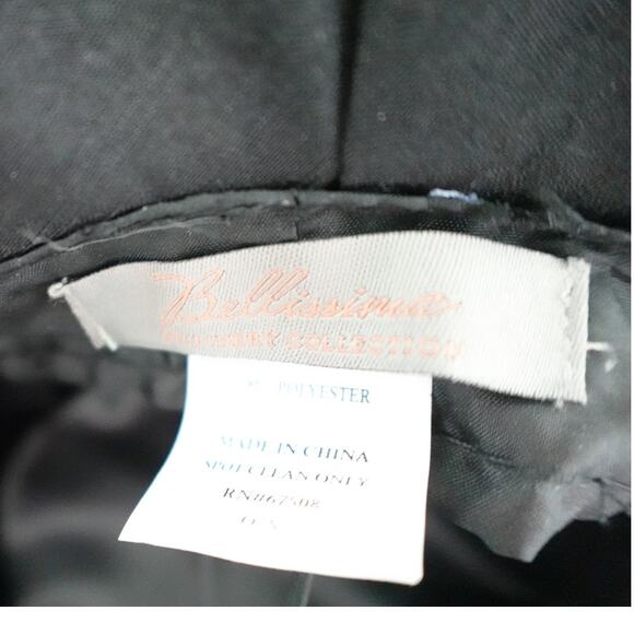 Bellissima Black Bow formal hat / millenary / main image 6